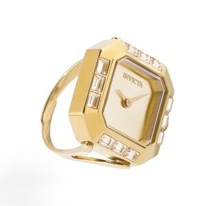 Invicta Mini Angel Women's Ring Watch - 21.5mm, Gold (49585)